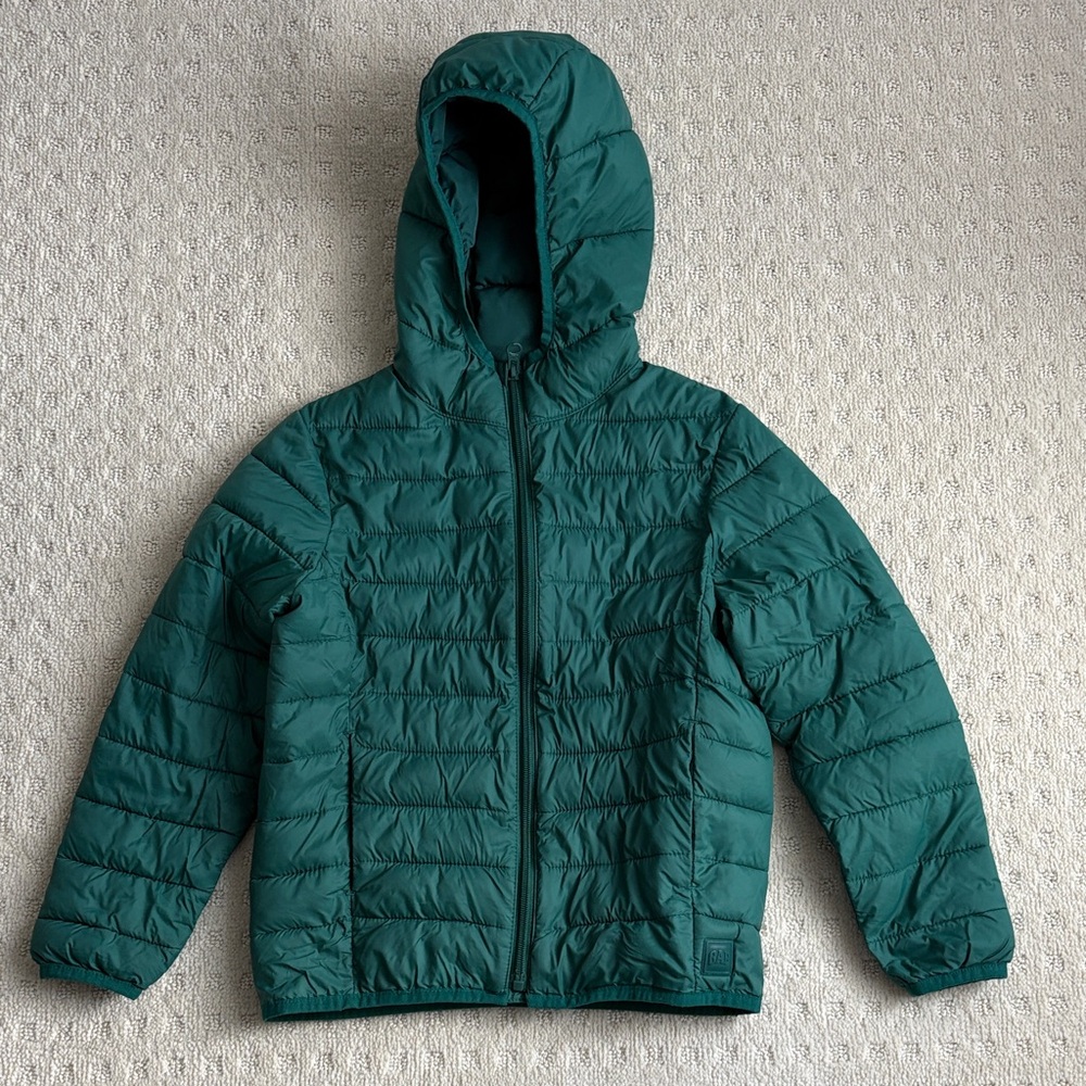 GAP Kids Teal Puffer Jacket